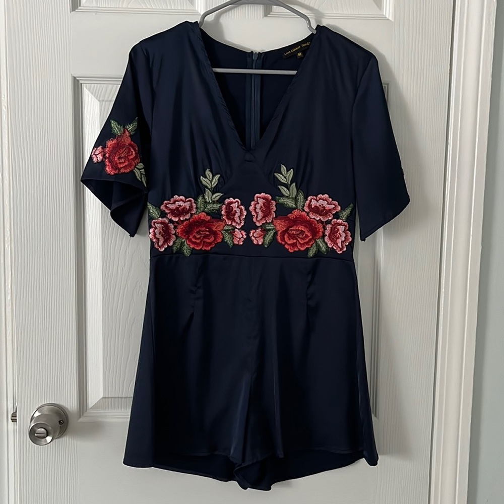 Love & Other Things Silky Romper